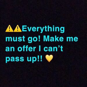 Take a look at my closet and make me an offer!